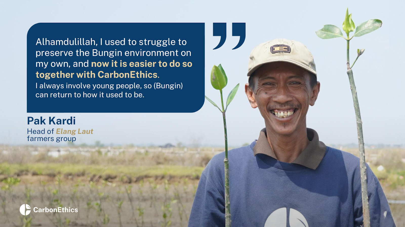 CarbonEthics’ Mangrove Farmers (Elang Laut)