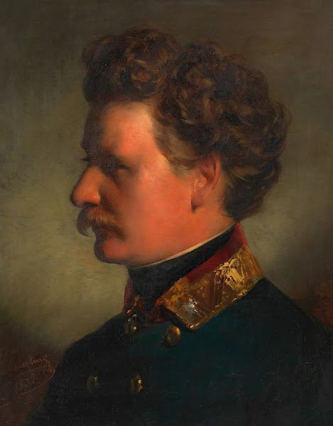 Joseph Georg Amerling als Major Bruder des Künstlers 1852