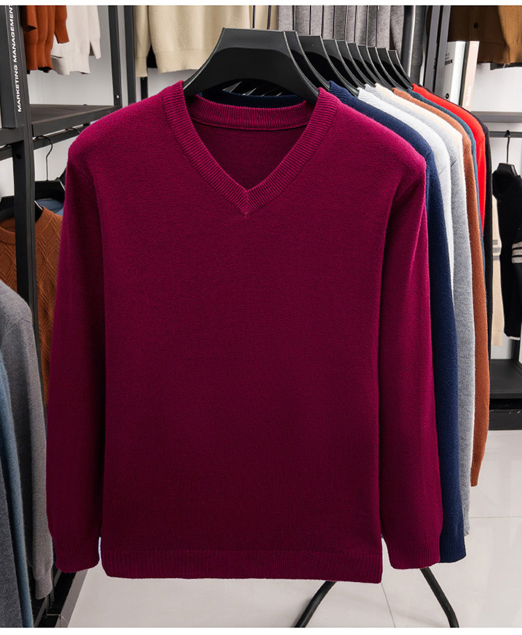 Men's Roll Neck Sweater Made of Pure Wool