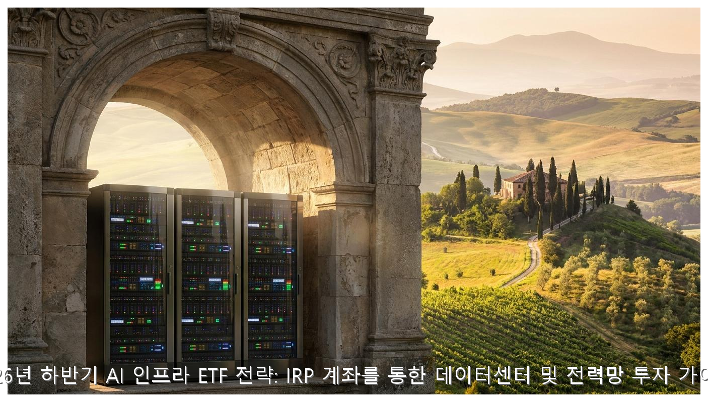 2026년 하반기 AI 인프라 ETF 전략: IRP 계좌를 통한 데이터센터 및 전력망 투자 가이드 핵심 안내 및 분석 인포그래픽 (3)
