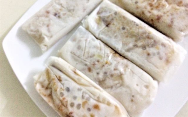 Kem Chuối Dừa Đậu Phộng