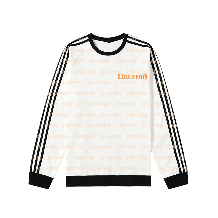 AOP Raglan Long Sleeve T Shirt With Cuff