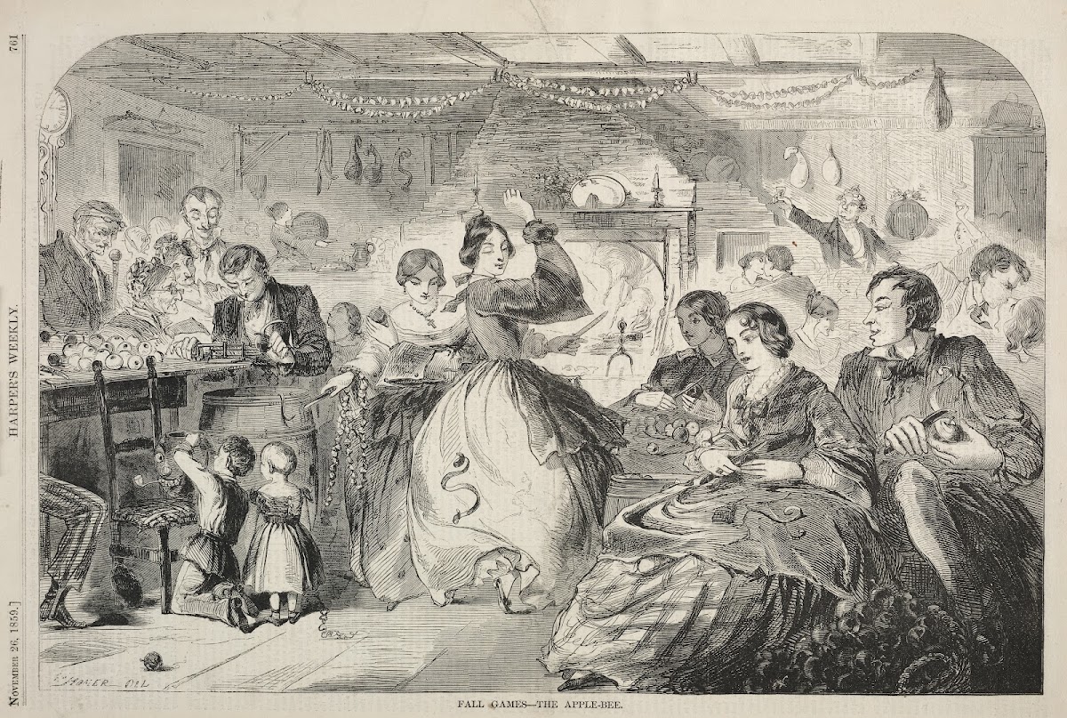 Fall Games  The Apple Bee 1859