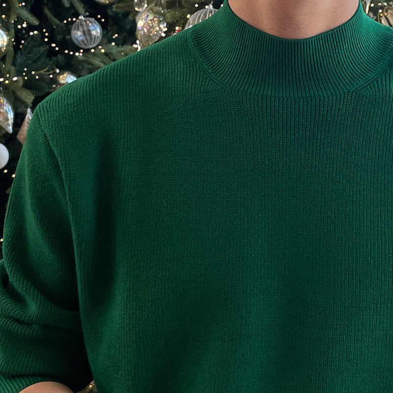Herren-Strickpullover im Retro-Stil, Rundhals