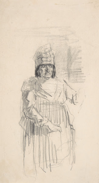 Study of a Figure with Headress