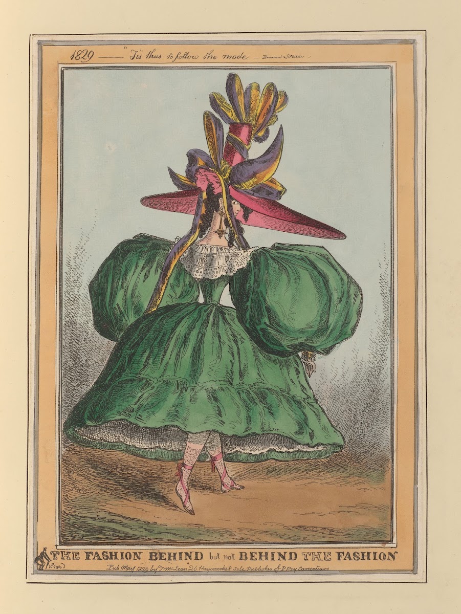 The Fashion behind but not behind the fashion 1827 1829