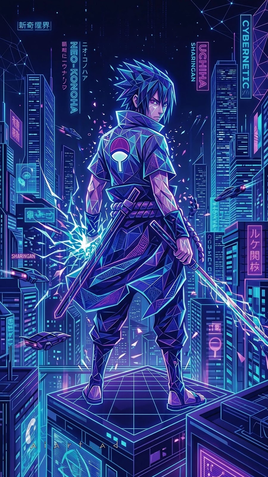 Sasuke Uchiha Digital Art