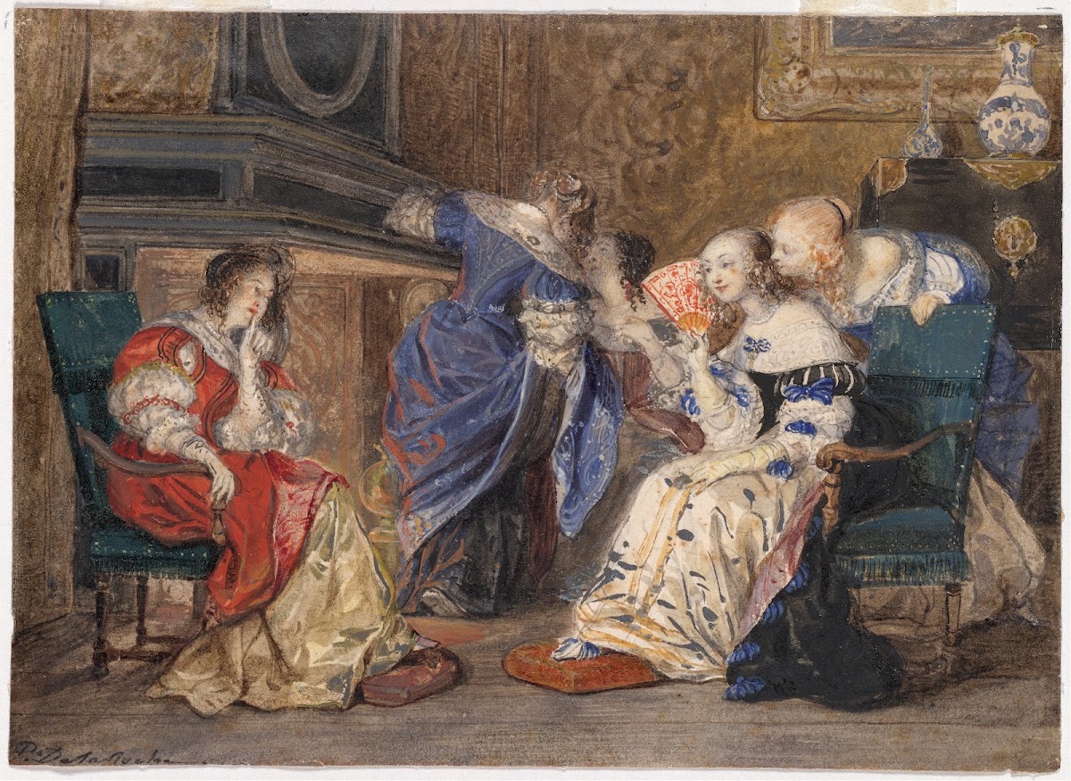 Women in an Interior c 1825 35