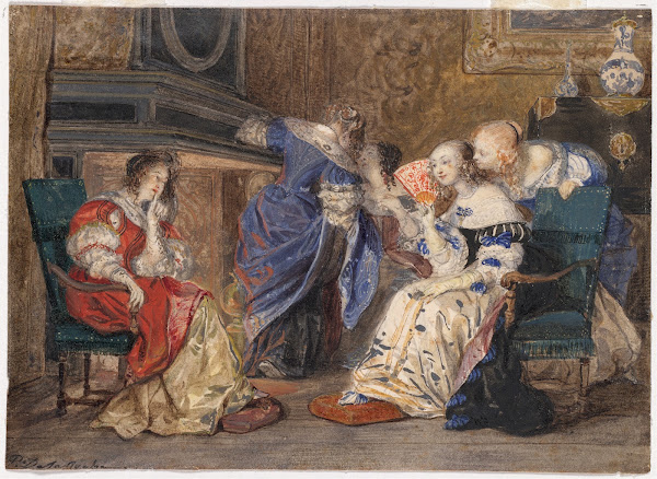Women in an Interior c 1825 35