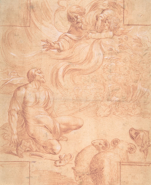 God Appearing To Moses Ca 1632