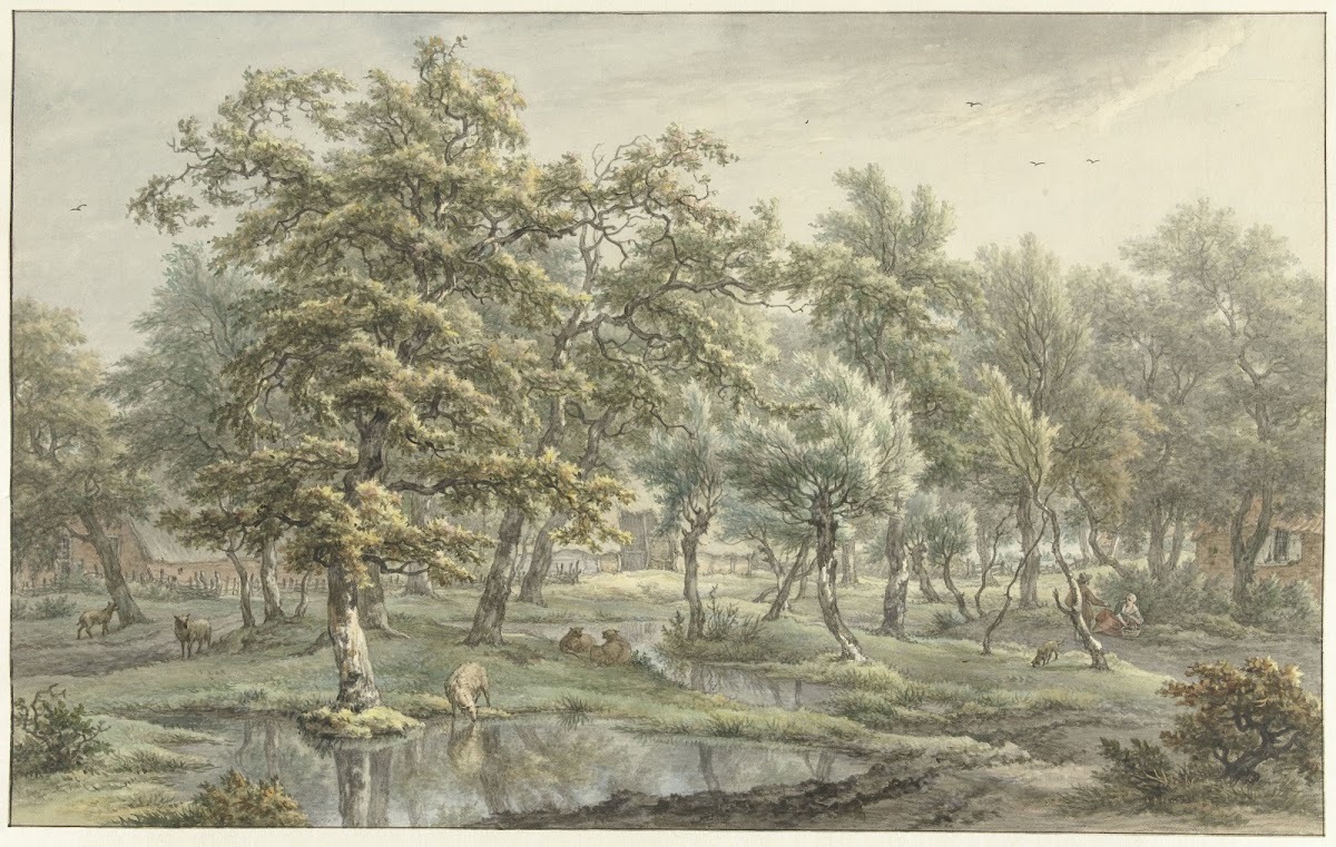 Landscape in Eext Drenthe Province 1793