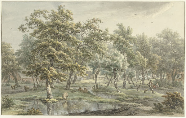 Landscape in Eext Drenthe Province 1793