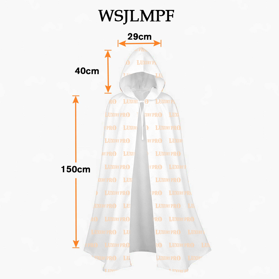 AOP Halloween Hooded Cape