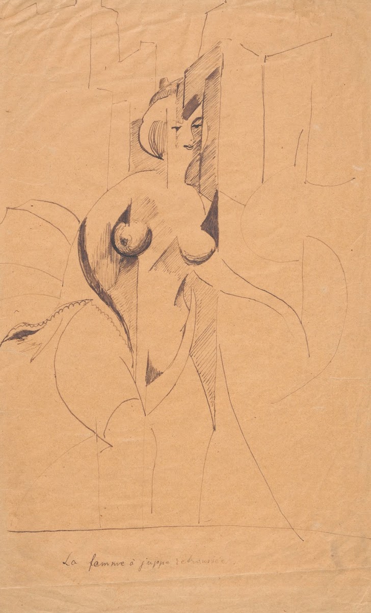 Woman in a skimpy dress 1919