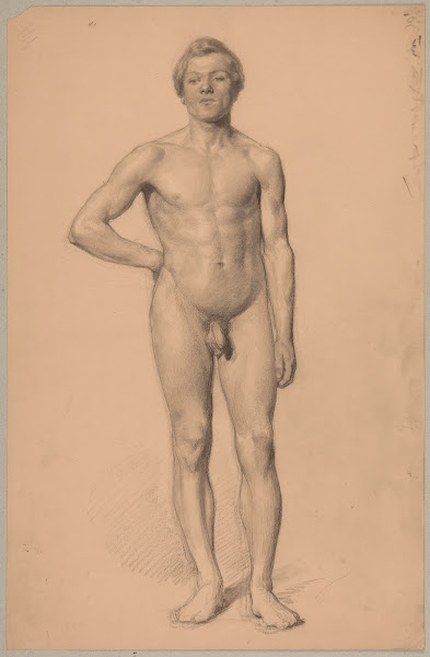 Study of a nude male 1858