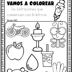 Fichas para colorear