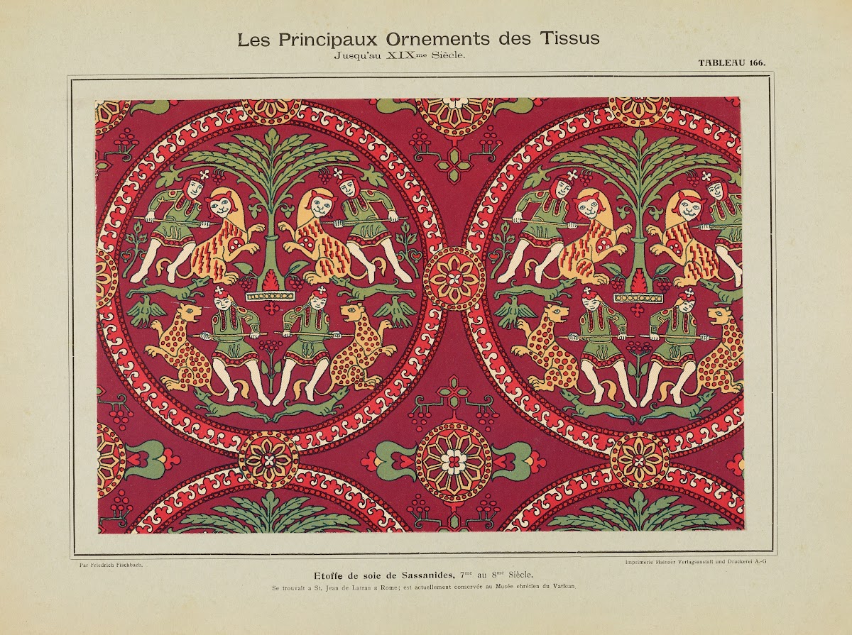 Les principaux ornaments des tissus jusquau XIXme siecle Pl04 1902