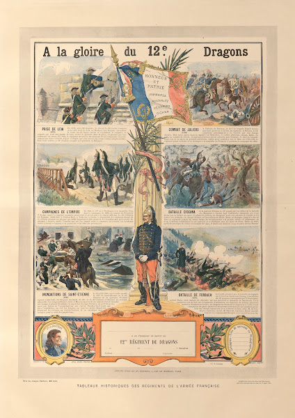 A la gloire du 12e Dragons 1892