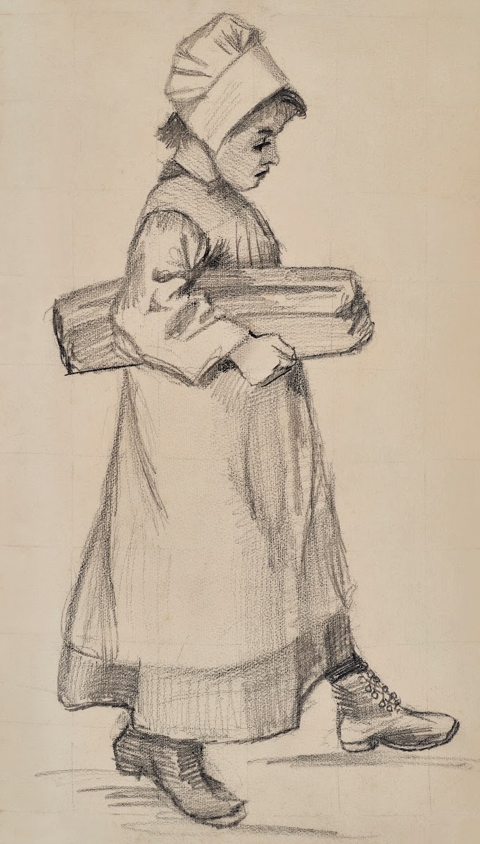 Jong meisje met een brood Young Girl with a Loaf of Bread 1882
