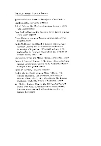 Trails to Tiburón- The 1894 and 1895 Field Diaries of W J McGee