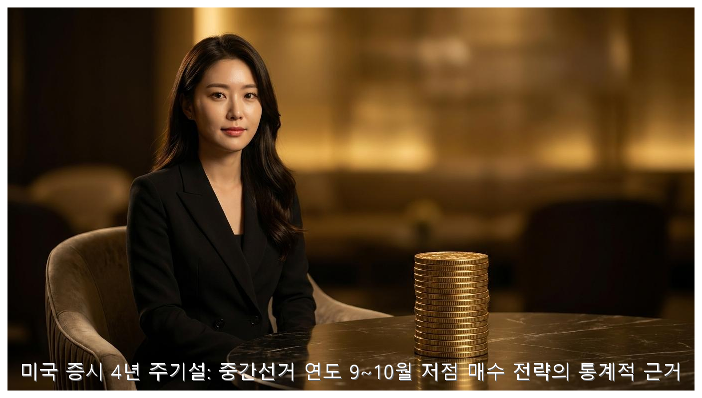 미국 증시 4년 주기설: 중간선거 연도 9~10월 저점 매수 전략의 통계적 근거 핵심 안내 및 분석 인포그래픽 (4)