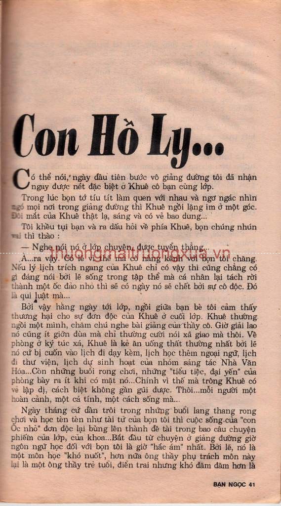 Tập san thơ văn : Bạn ngọc (số 14 - 1994) - Trang 41