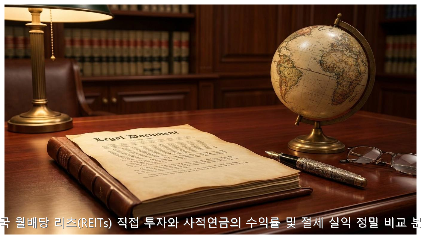 미국 월배당 리츠 직접 투자와 사적연금 절세 실익 비교 핵심 안내 및 분석 인포그래픽 (7)