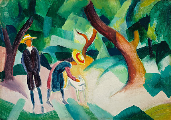 Children with a Goat 1913