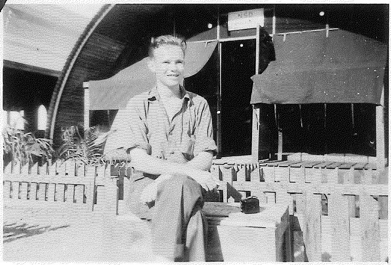Jordan Baris in his U.S. Navy uniform, Philippines, 1946
