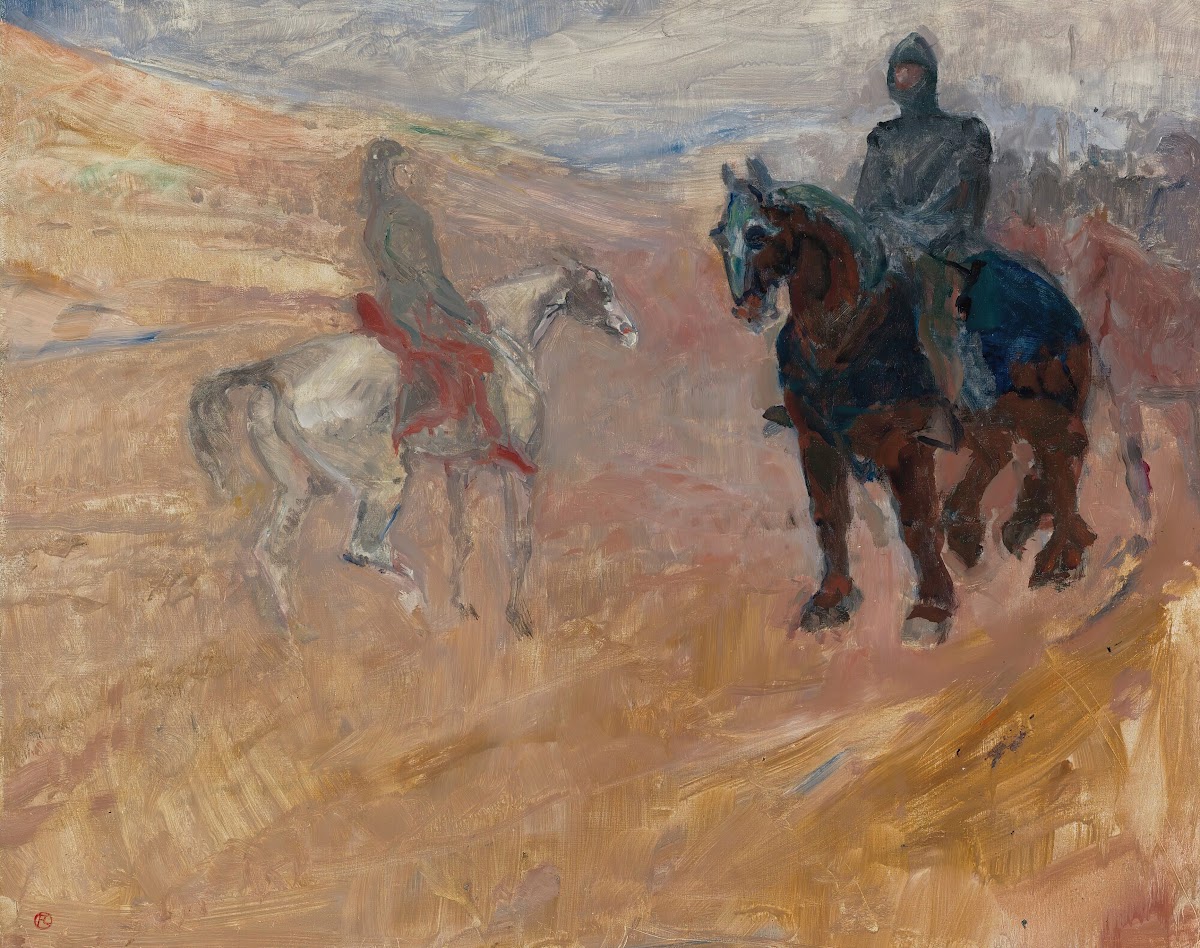Deux Chevaliers En Armure 1898