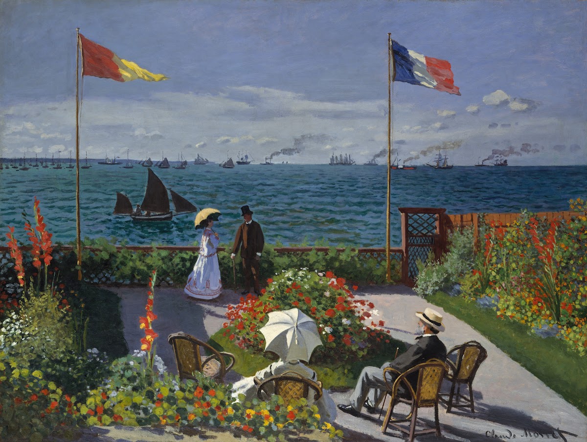 Garden at Sainte Adresse 1867