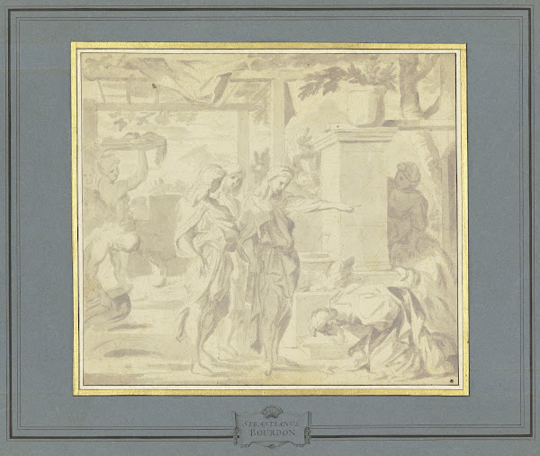 Abraham und die drei Engel ca 1650 1669