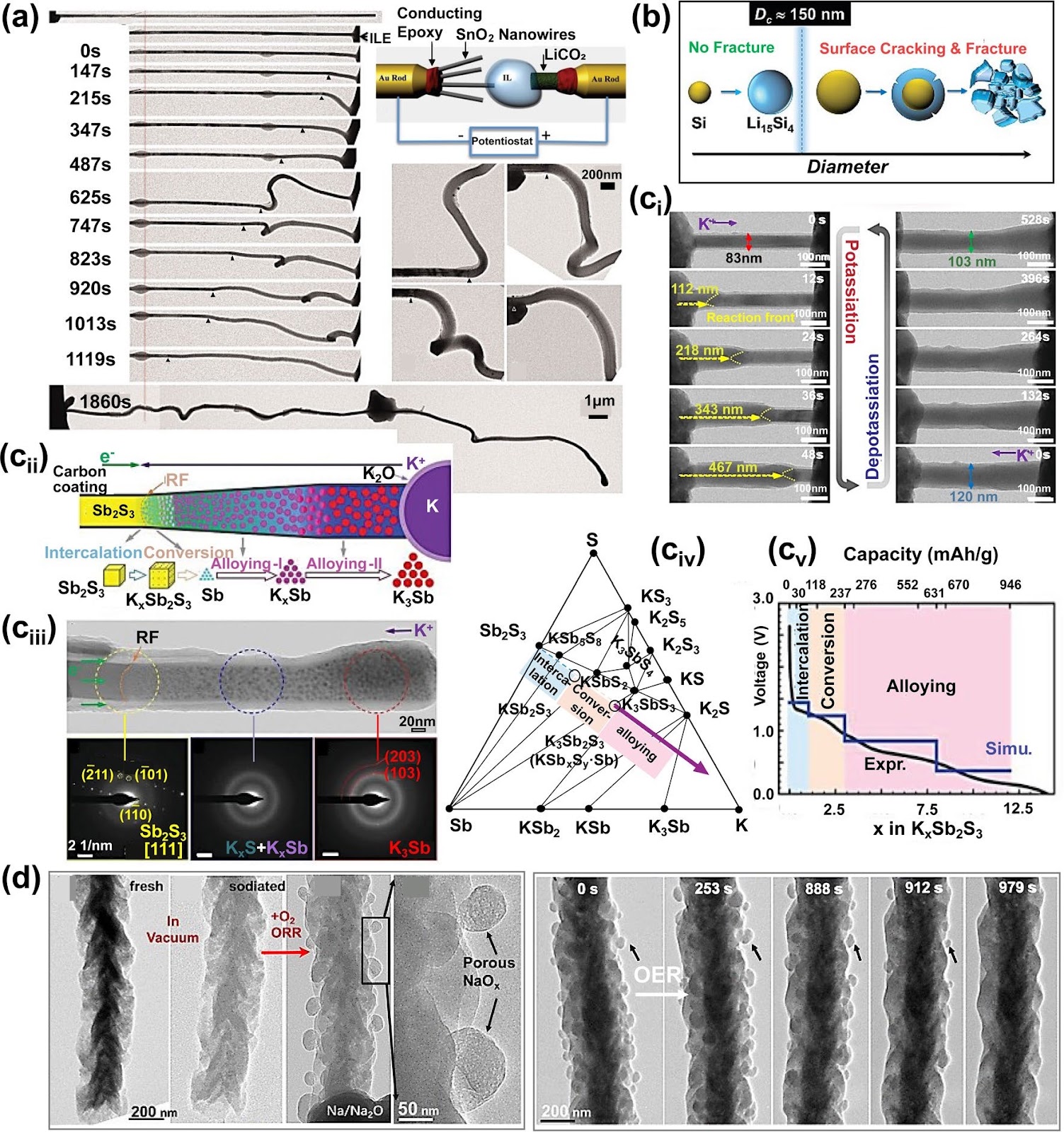 Probing Interfacial Nanostructures of Electrochemical Energy Storage Systems by In-Situ Transmission Electron Microscopy