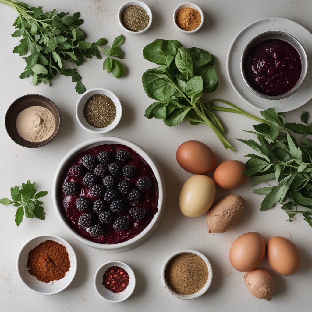 Ingredients for Indulge in the Dreamy Blackberry Velvet Cake: A Showstopper Dessert Easy Homemade Recipe