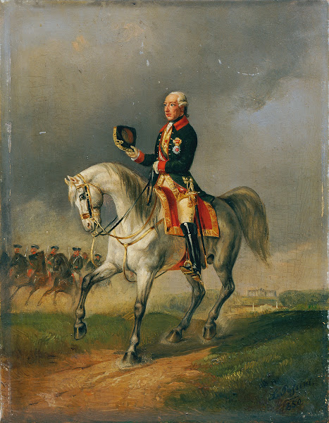 Kaiser Joseph II reitend 1850