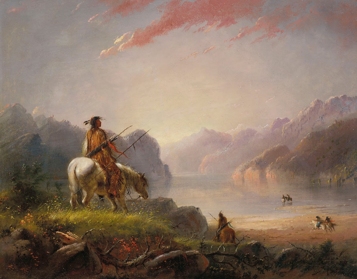 Sunset Wind River circa 1855