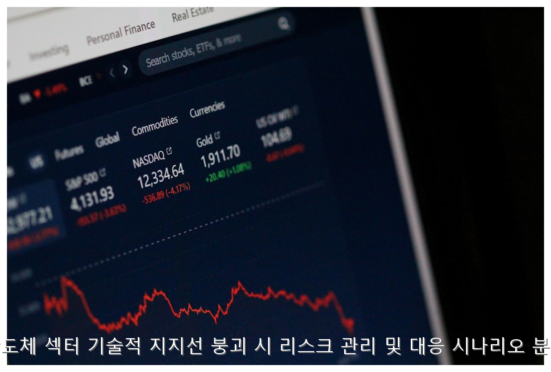 반도체 섹터 기술적 지지선 붕괴 시 리스크 관리 및 대응 시나리오 분석 핵심 안내 및 분석 인포그래픽 (8)