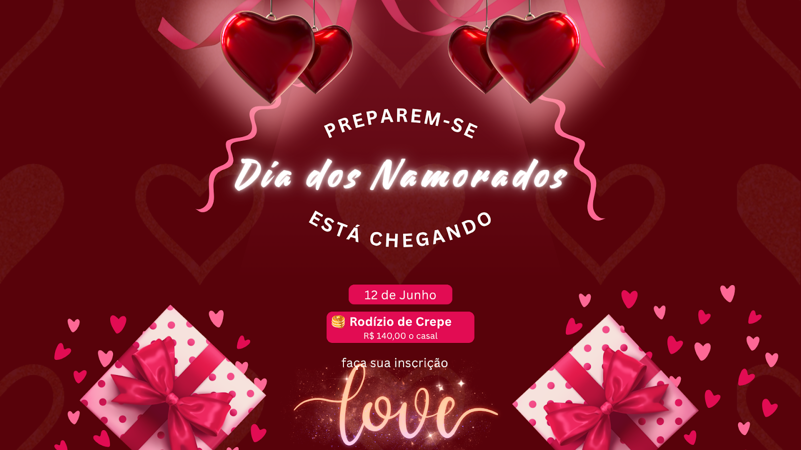 Dia dos Namorados - Noite do Crepe