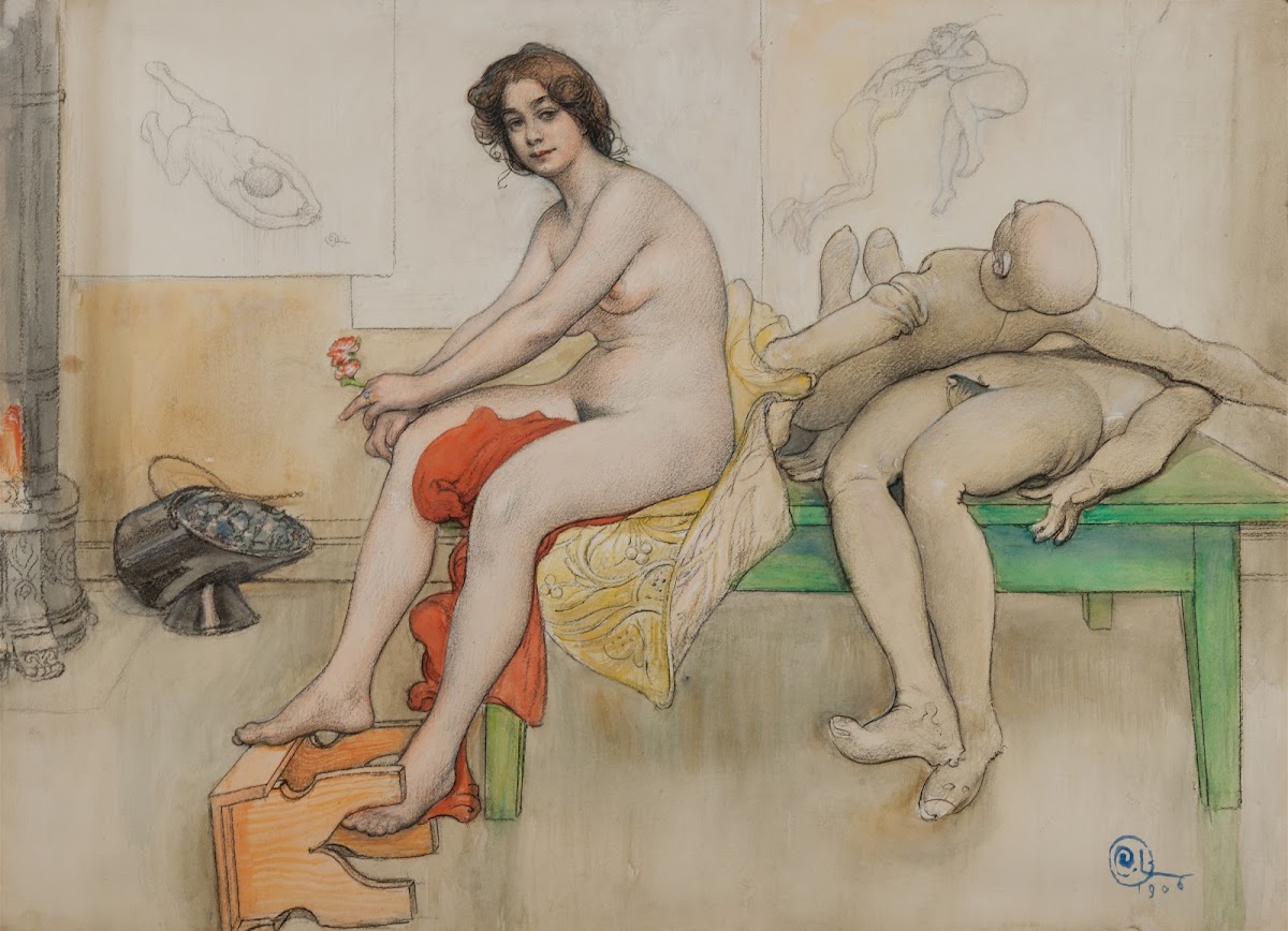 The Model and the Mannequins 1906
