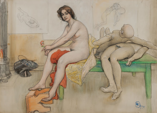 The Model and the Mannequins 1906