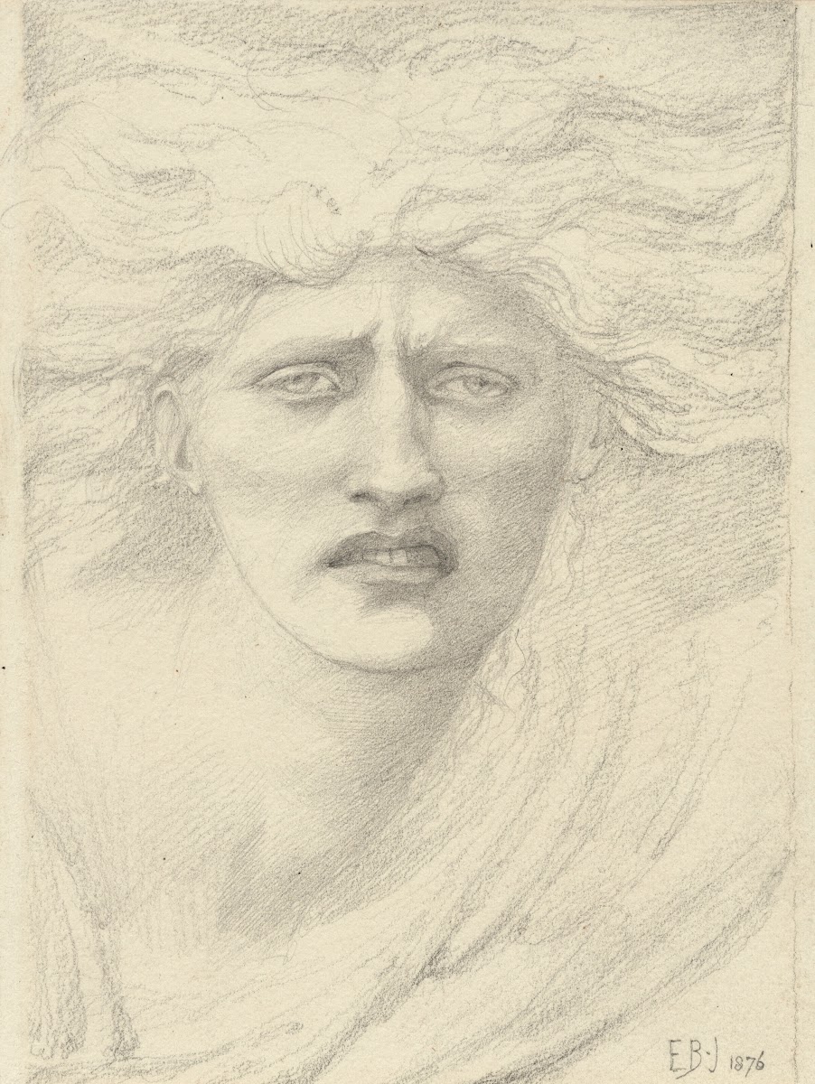 Study for the head of Medusa for The Finding of Medusa 1876
