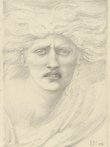 Study for the head of Medusa for The Finding of Medusa 1876