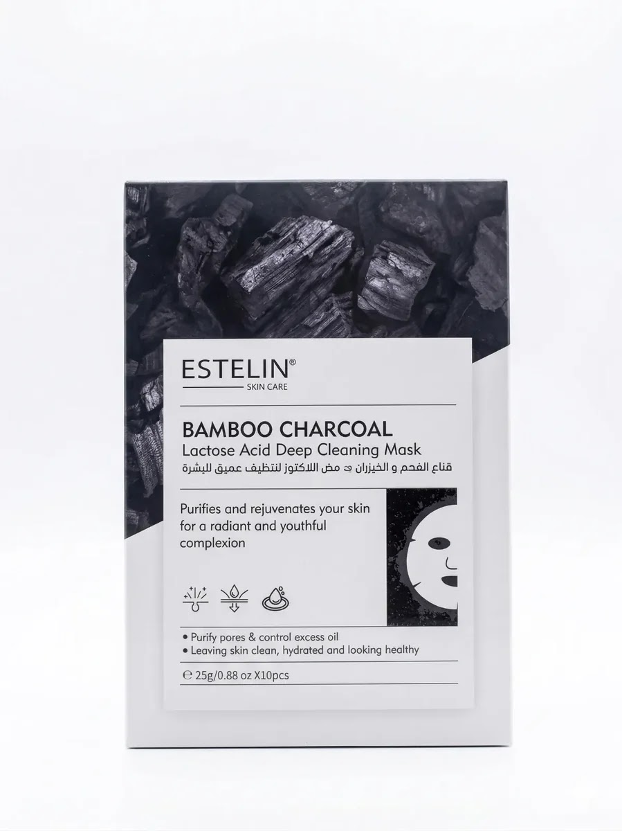 Estelin Bamboo Charcoal Lactose Acid Deep Cleaning Mask