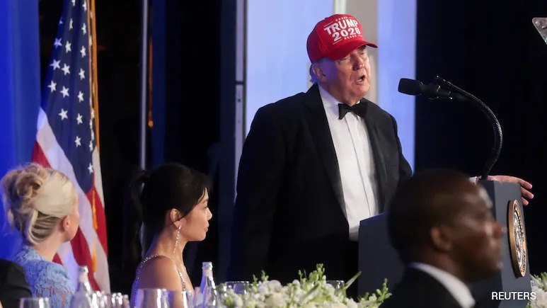 Trump Wears "2028" Cap, Jests About Third Term at Gala