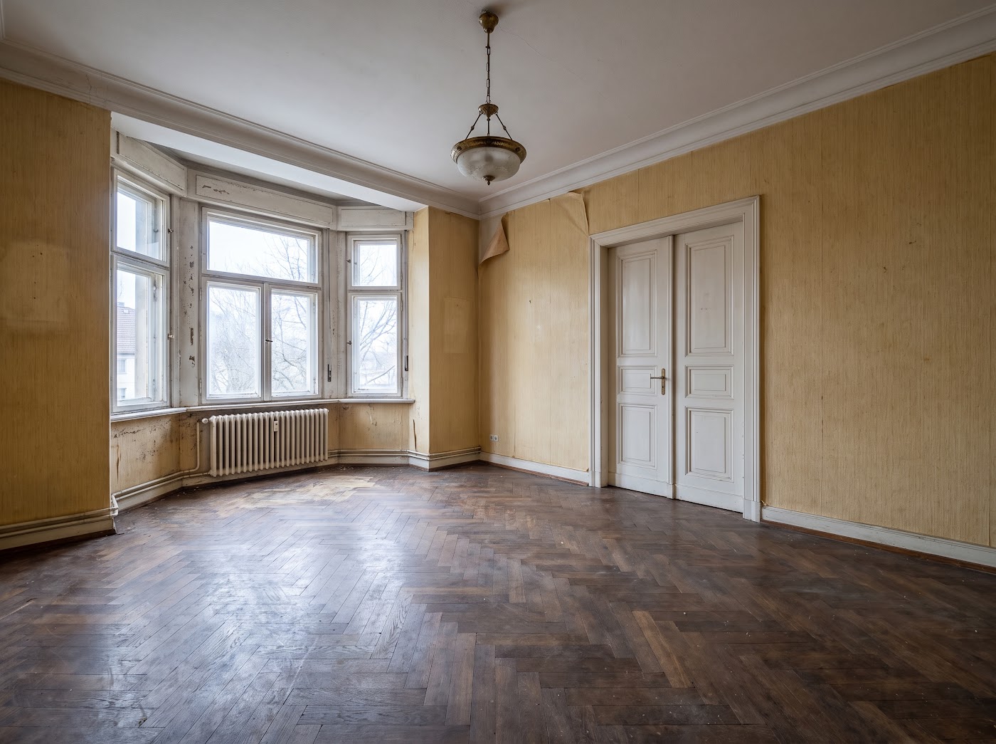 Altbauwohnung vor der Aufbereitung
