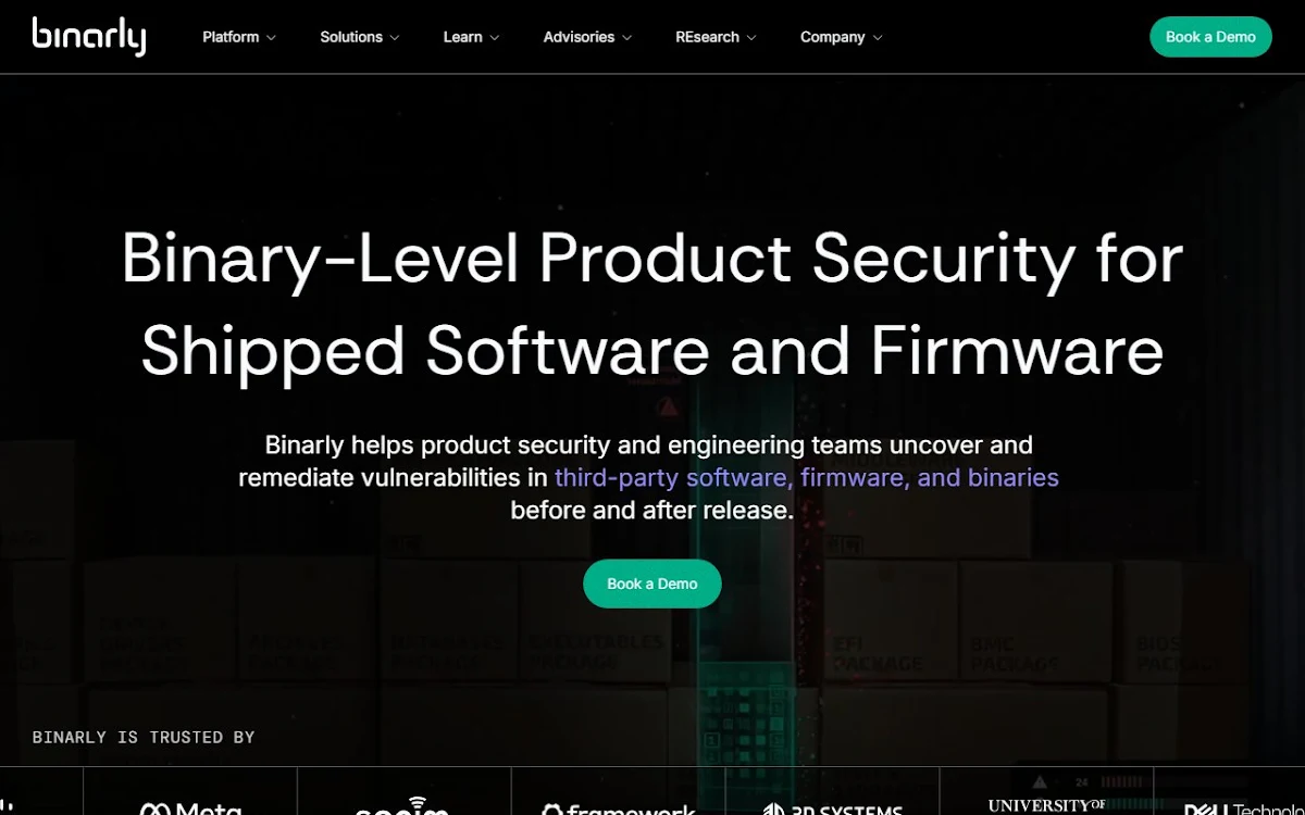 Captura de binarly.io