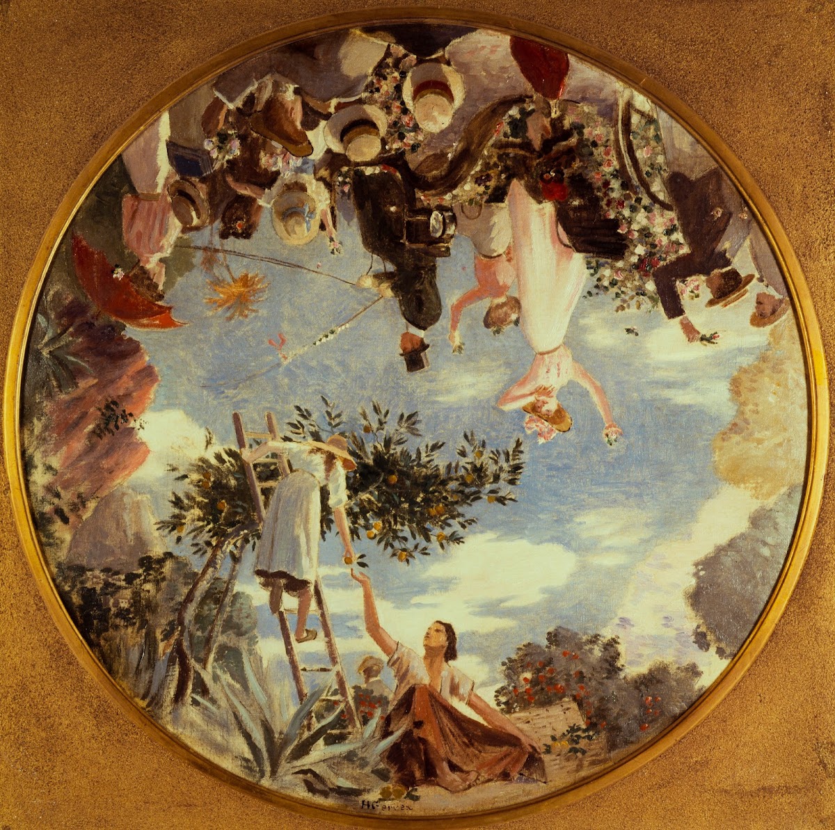 Bataille de fleurs à Nice 1900