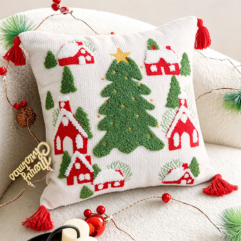 Christmas Decorative Pillow, Polyester
