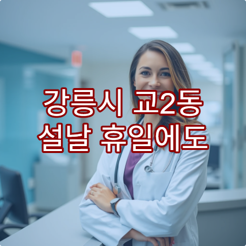 강릉시 교2동 설날 휴일에도 문 여는 당번약국 찾기