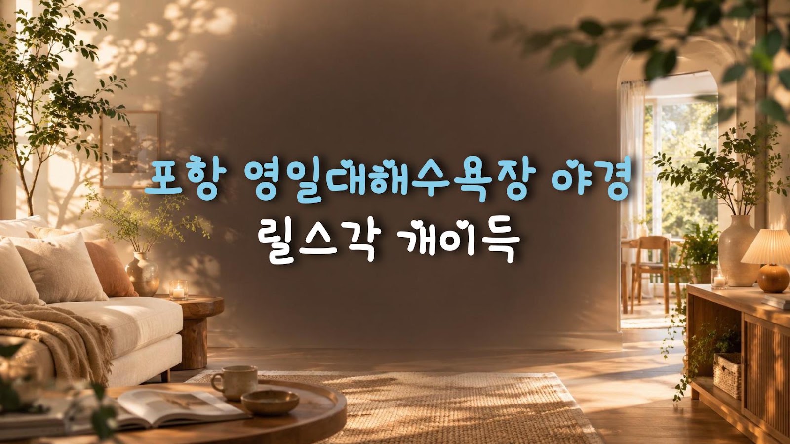 포항 영일대해수욕장 야경 릴스각 개이득